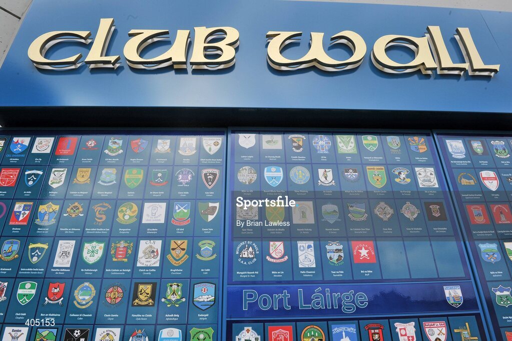 18 March 2010; At the official opening of the GAA Club Wall outside the GAA Museum. Croke Park, Dublin. Picture credit: Brian Lawless / SPORTSFILE