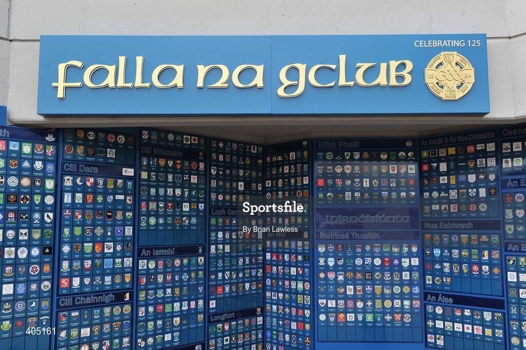 18 March 2010; At the official opening of the GAA Club Wall outside the GAA Museum. Croke Park, Dublin. Picture credit: Brian Lawless / SPORTSFILE