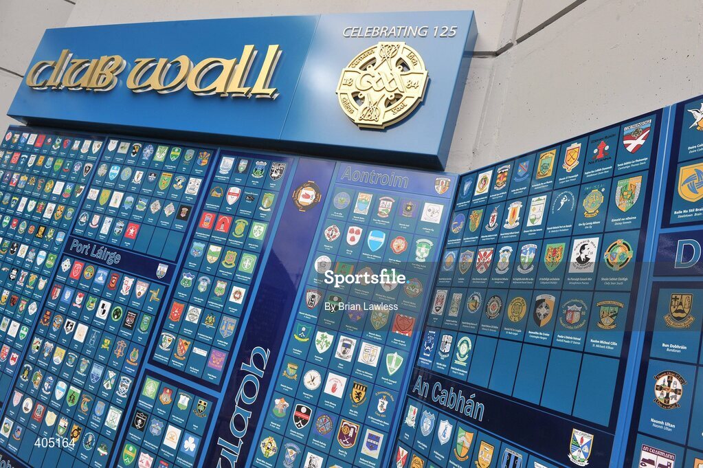 18 March 2010; At the official opening of the GAA Club Wall outside the GAA Museum. Croke Park, Dublin. Picture credit: Brian Lawless / SPORTSFILE