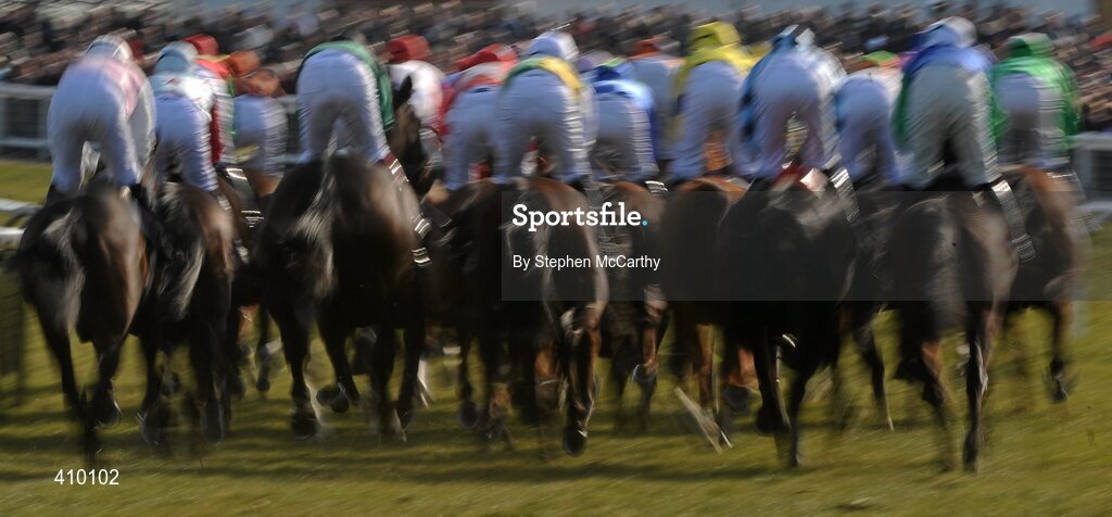 16 March 2010; A general view of the runners and riders during the William Hill Trophy Handicap Chase. Cheltenham Racing Festival - Tuesday. Prestbury Park, Cheltenham, Gloucestershire, England. Picture credit: Stephen McCarthy / SPORTSFILE