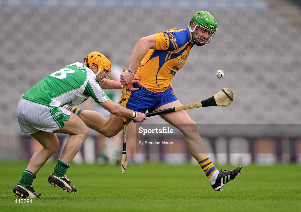 17 March 2010; Joe Canning, Portumna, in action against James 'Cha' Fitzpatrick, Ballyhale Shamrocks. AIB GAA Hurling All-Ireland Senior Club Championship Final, Ballyhale Shamrocks v Portumna, Croke Park, Dublin. Picture credit: Brendan Moran / SPORTSFILE