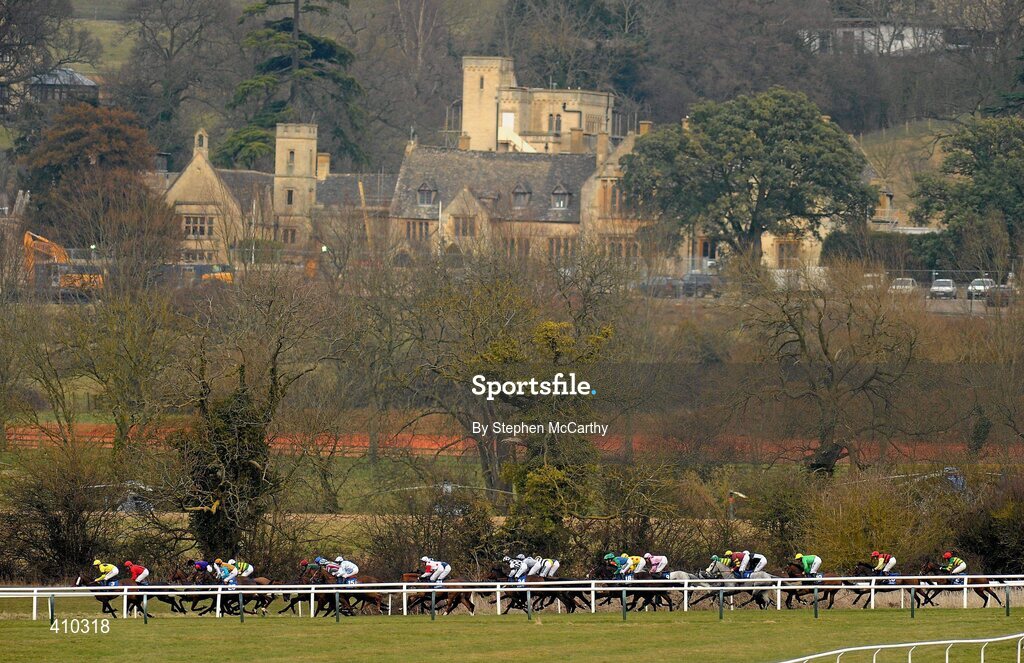 17 March 2010; The runners and riders during the Coral Cup. Cheltenham Racing Festival - Wednesday. Prestbury Park, Cheltenham, Gloucestershire, England. Picture credit: Stephen McCarthy / SPORTSFILE