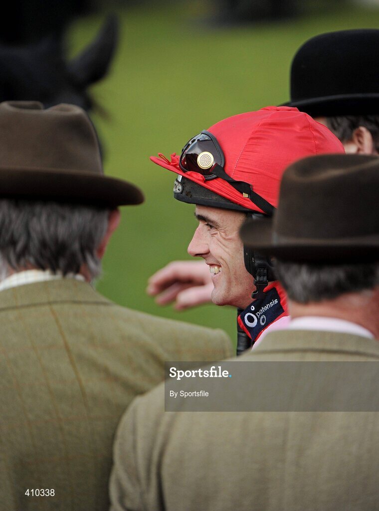 17 March 2010; Jockey Ruby Walsh after winning the Fred Winter Juvenile Novices' Handicap Hurdle aboard Sanctuaire. Cheltenham Racing Festival - Wednesday. Prestbury Park, Cheltenham, Gloucestershire, England. Photo by Sportsfile