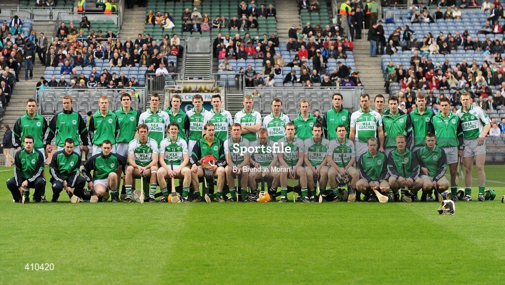 17 March 2010; The Ballyhale Shamrocks squad. AIB GAA Hurling All-Ireland Senior Club Championship Final, Ballyhale Shamrocks v Portumna, Croke Park, Dublin. Picture credit: Brendan Moran / SPORTSFILE