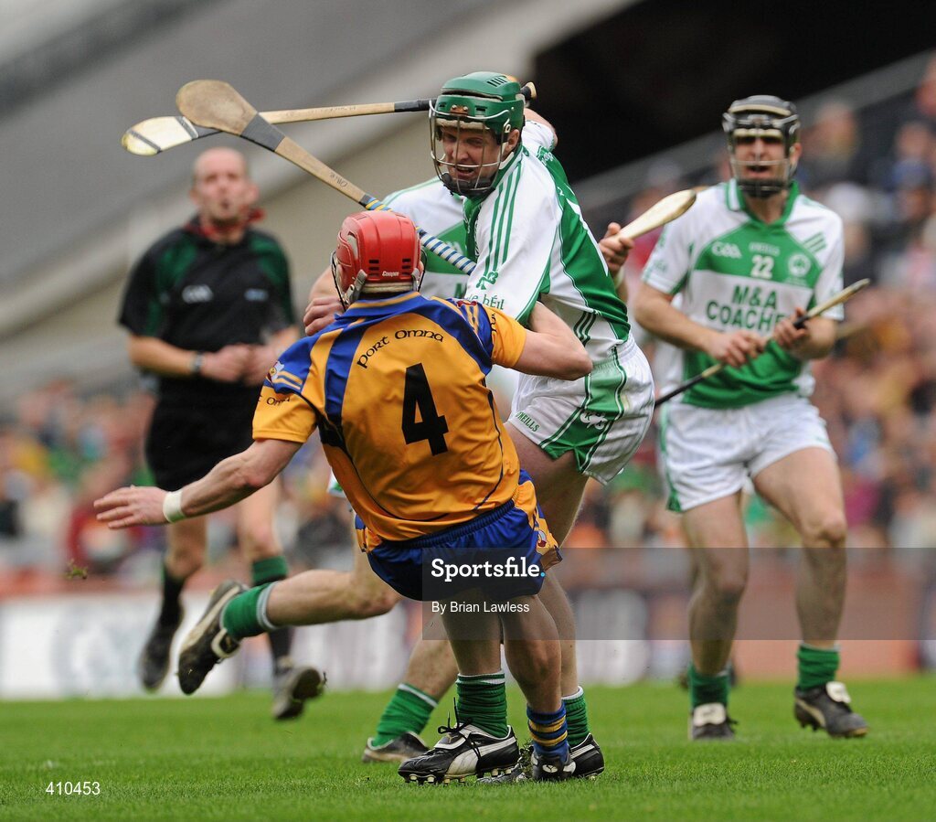 17 March 2010; Henry Shefflin, Ballyhale Shamrocks, in action against Ollie Canning, Portumna. AIB GAA Hurling All-Ireland Senior Club Championship Final, Ballyhale Shamrocks v Portumna, Croke Park, Dublin. Picture credit: Brian Lawless / SPORTSFILE