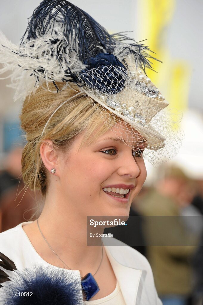 18 March 2010; Margaret Connolly, from Mullingar, Co. Westmeath, enjoying the days racing. Cheltenham Racing Festival - Thursday. Prestbury Park, Cheltenham, Gloucestershire, England. Photo by Sportsfile