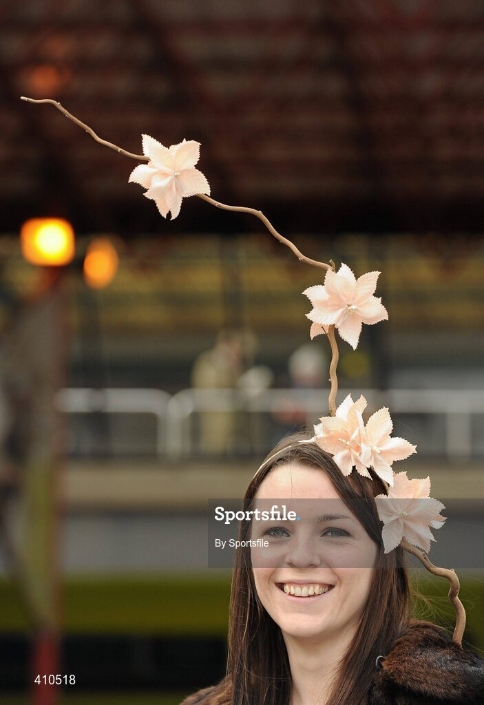 18 March 2010; Tessa Cunniffe from Rathmines, Co. Dublin, ahead of the days racing. Cheltenham Racing Festival - Thursday. Prestbury Park, Cheltenham, Gloucestershire, England. Photo by Sportsfile