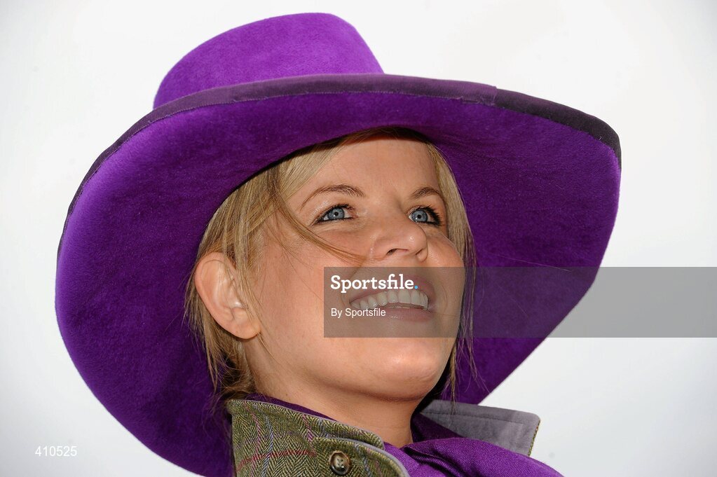18 March 2010; Marietta Doran from Carlow enjoying the days racing. Cheltenham Racing Festival - Thursday. Prestbury Park, Cheltenham, Gloucestershire, England. Photo by Sportsfile