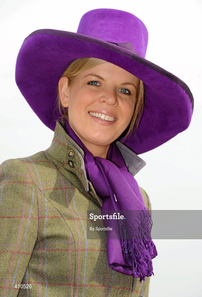 18 March 2010; Marietta Doran from Carlow enjoying the days racing. Cheltenham Racing Festival - Thursday. Prestbury Park, Cheltenham, Gloucestershire, England. Photo by Sportsfile