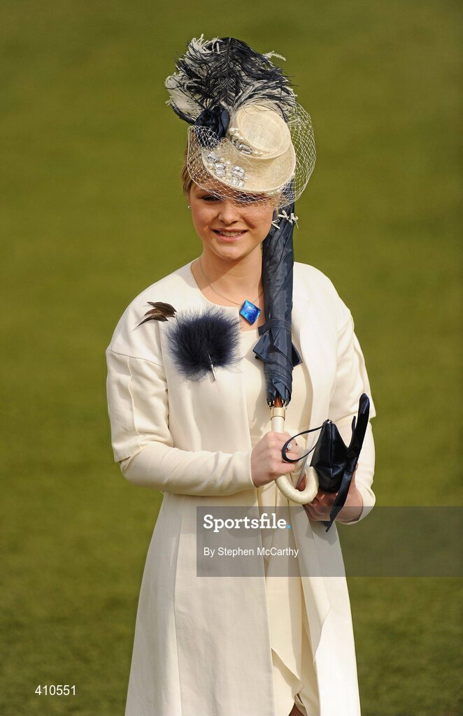 18 March 2010; Margaret Connolly, from Mullingar, Co. Westmeath, ahead of the third day of the festival. Cheltenham Racing Festival - Thursday. Prestbury Park, Cheltenham, Gloucestershire, England. Picture credit: Stephen McCarthy / SPORTSFILE