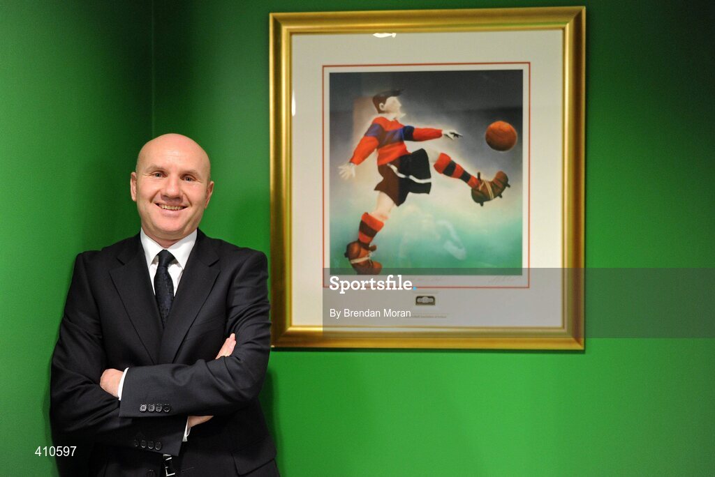 18 March 2010; New Republic of Ireland Under-23 manager Paul Doolin after a press conference to announce his appointment. FAI Headquarters, Abbotstown, Dublin. Picture credit: Brendan Moran / SPORTSFILE
