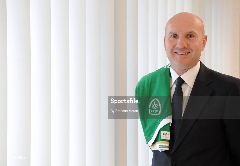 18 March 2010; New Republic of Ireland Under-23 manager Paul Doolin after a press conference to announce his appointment. FAI Headquarters, Abbotstown, Dublin. Picture credit: Brendan Moran / SPORTSFILE
