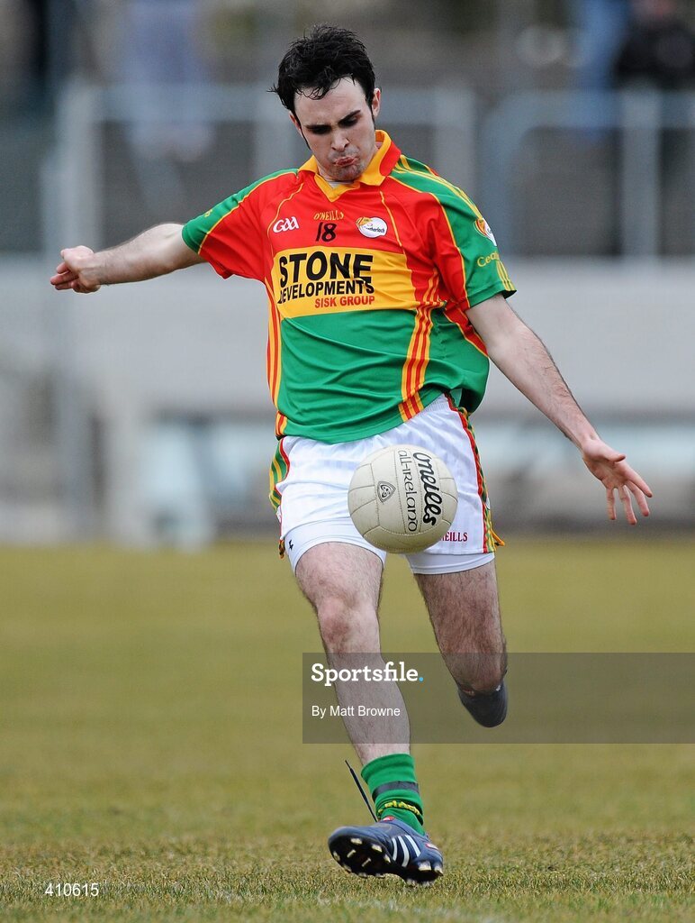 17 March 2010; Cormac Walshe, Carlow. Cadbury Leinster GAA Football Under 21 Semi-Final, Carlow v Dublin, Dr Cullen Park, Carlow. Picture credit: Matt Browne / SPORTSFILE