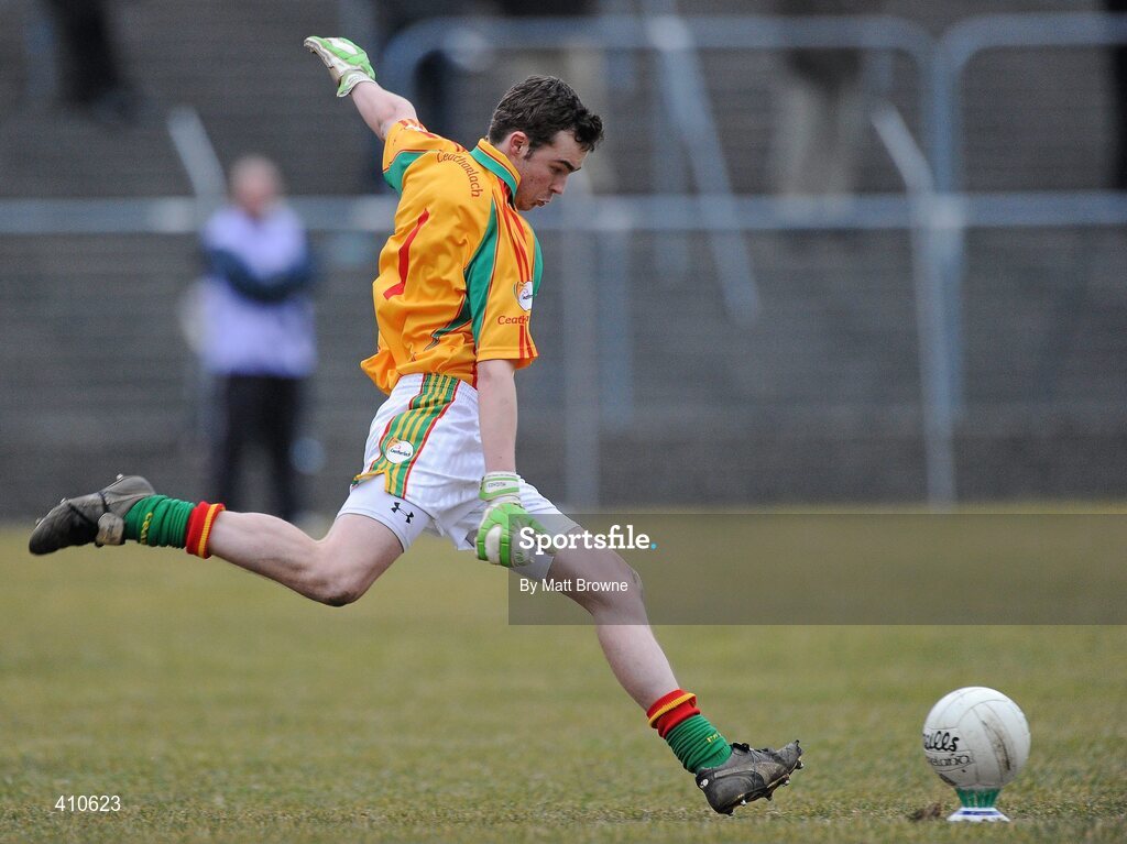 17 March 2010; Pat Hughes, Carlow. Cadbury Leinster GAA Football Under 21 Semi-Final, Carlow v Dublin, Dr Cullen Park, Carlow. Picture credit: Matt Browne / SPORTSFILE
