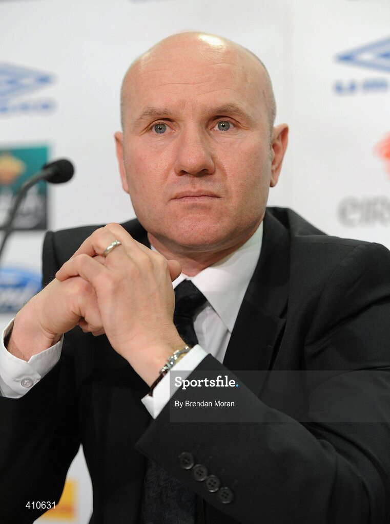 18 March 2010; New Republic of Ireland Under-23 manager Paul Doolin at a press conference to announce his appointment. FAI Headquarters, Abbotstown, Dublin. Picture credit: Brendan Moran / SPORTSFILE