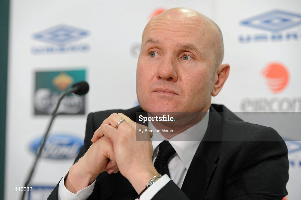 18 March 2010; New Republic of Ireland Under-23 manager Paul Doolin at a press conference to announce his appointment. FAI Headquarters, Abbotstown, Dublin. Picture credit: Brendan Moran / SPORTSFILE