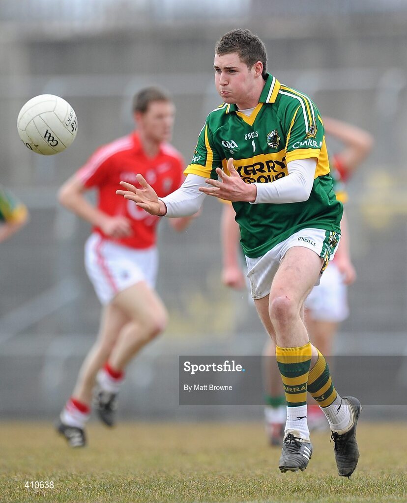 13 March 2010; Colm Moriarty, Kerry. Cadbury Munster GAA Football Under 21 Quarter-Final, Kerry v Cork, Austin Stack Park, Tralee, Co. Kerry. Picture credit: Matt Browne / SPORTSFILE