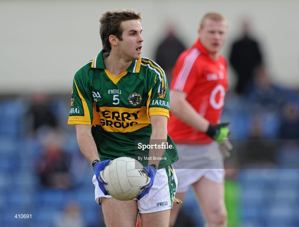 13 March 2010; Padraig O'Connor, Kerry. Cadbury Munster GAA Football Under 21 Quarter-Final, Kerry v Cork, Austin Stack Park, Tralee, Co. Kerry. Picture credit: Matt Browne / SPORTSFILE