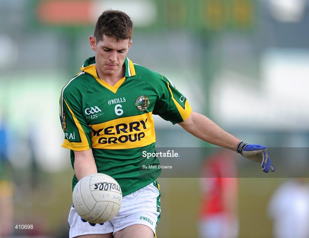 13 March 2010; Barry Shanahan, Kerry. Cadbury Munster GAA Football Under 21 Quarter-Final, Kerry v Cork, Austin Stack Park, Tralee, Co. Kerry. Picture credit: Matt Browne / SPORTSFILE