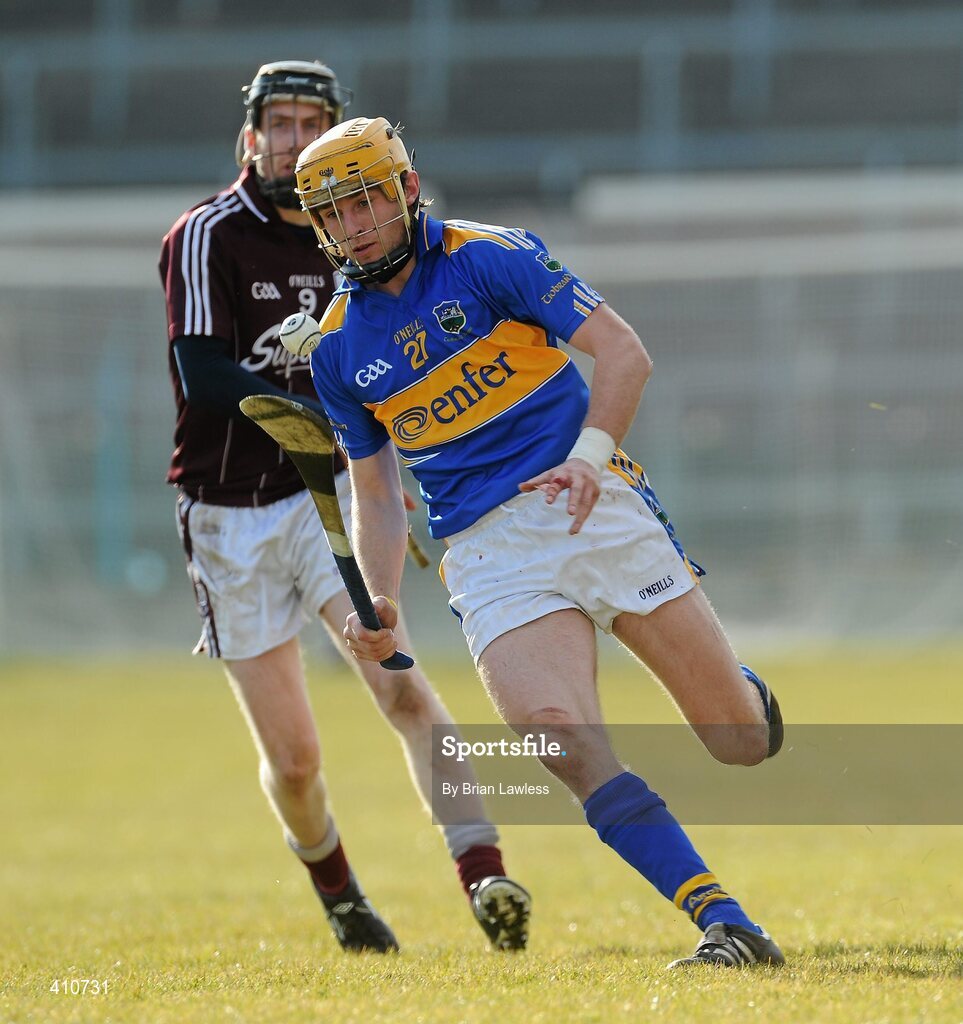 14 March 2010; Shane McGrath, Tipperary, in action against Galway. Allianz GAA Hurling National League, Division 1, Round 3, Tipperary v Galway, Semple Stadium, Thurles, Co. Tipperary. Picture credit: Brian Lawless / SPORTSFILE
