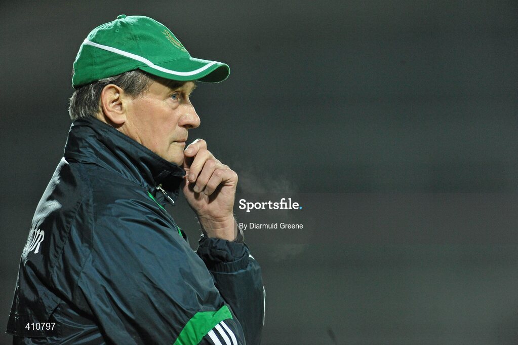 27 February 2010; Limerick manager Justin McCarthy. Allianz GAA Hurling Hurling National League Division 1 Round 2, Limerick v Cork, Gaelic Grounds, Limerick. Picture credit: Diarmuid Greene / SPORTSFILE