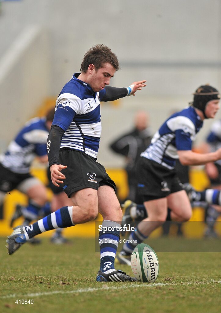 17 March 2010; JJ Hanrahan, Rockwell College. Munster Schools Senior Cup Final, Rockwell College v PBC, Thomond Park, Limerick. Picture credit: Diarmuid Greene / SPORTSFILE