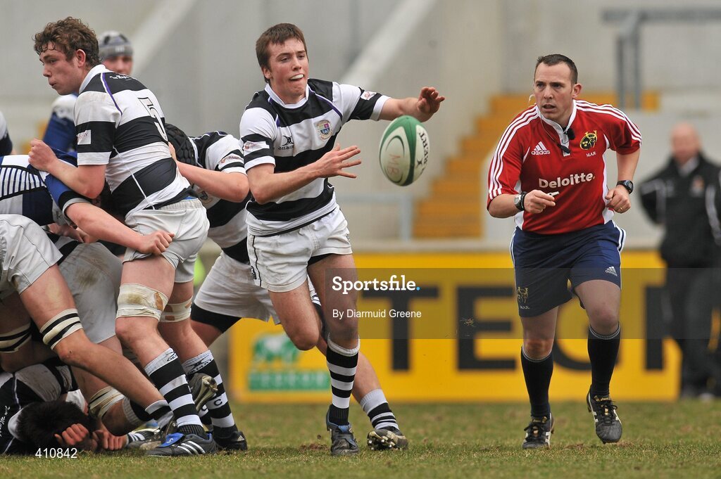 17 March 2010; Ronan Barry, PBC. Munster Schools Senior Cup Final, Rockwell College v PBC, Thomond Park, Limerick. Picture credit: Diarmuid Greene / SPORTSFILE