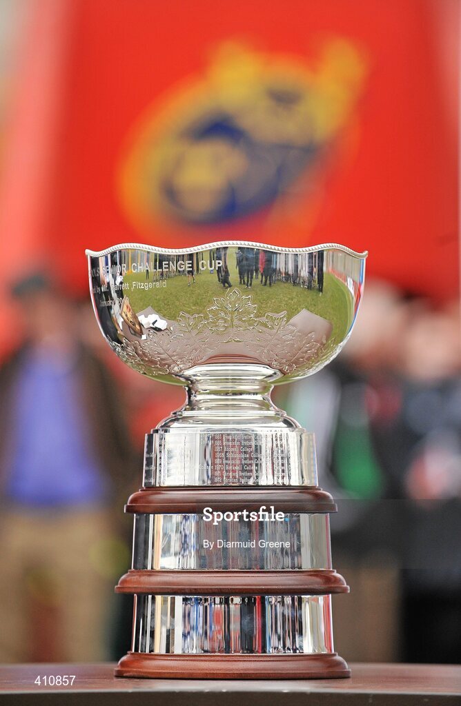 17 March 2010; A general view of the Avonmore Milk Munster Schools Senior Cup. Munster Schools Senior Cup Final, Rockwell College v PBC, Thomond Park, Limerick. Picture credit: Diarmuid Greene / SPORTSFILE