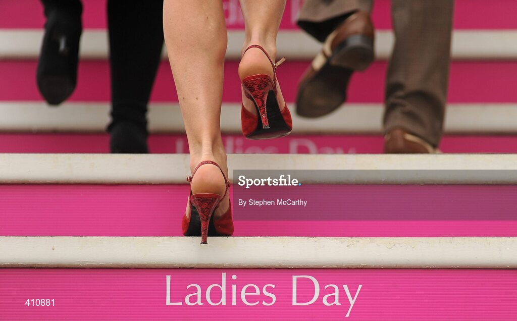 18 March 2010; A general view of the Ladies Day at the festival. Cheltenham Racing Festival - Thursday. Prestbury Park, Cheltenham, Gloucestershire, England. Picture credit: Stephen McCarthy / SPORTSFILE