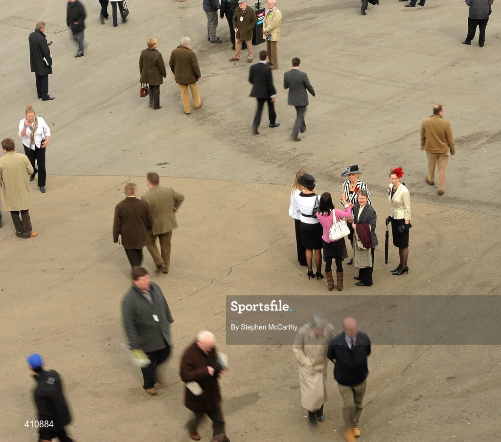 18 March 2010; A general view ahead of the third day of the festival. Cheltenham Racing Festival - Thursday. Prestbury Park, Cheltenham, Gloucestershire, England. Picture credit: Stephen McCarthy / SPORTSFILE