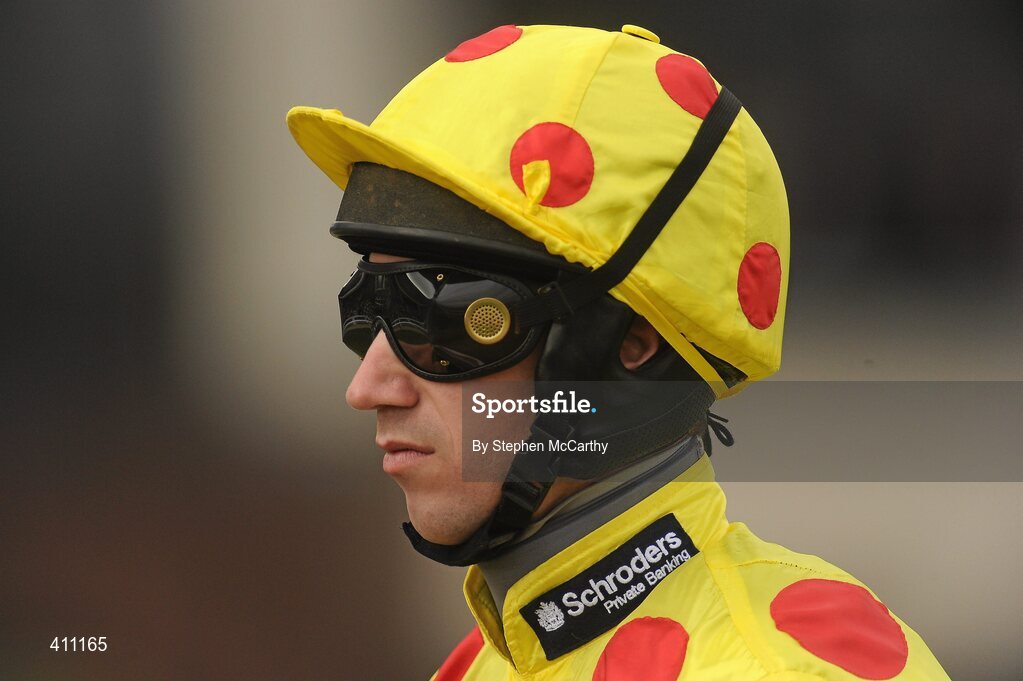 17 March 2010; Jockey Wayne Hutchinson, onboard Oh Crick, ahead of the Seasons Holidays Queen Mother Champion Chase. Cheltenham Racing Festival - Wednesday. Prestbury Park, Cheltenham, Gloucestershire, England. Picture credit: Stephen McCarthy / SPORTSFILE