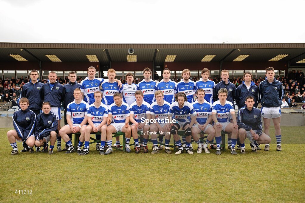 17 March 2010; The Laois team. Cadbury Leinster GAA Football Under 21 Semi-Final, Westmeath v Laois, Cusack Park, Mullingar, Co. Westmeath. Picture credit: David Maher / SPORTSFILE