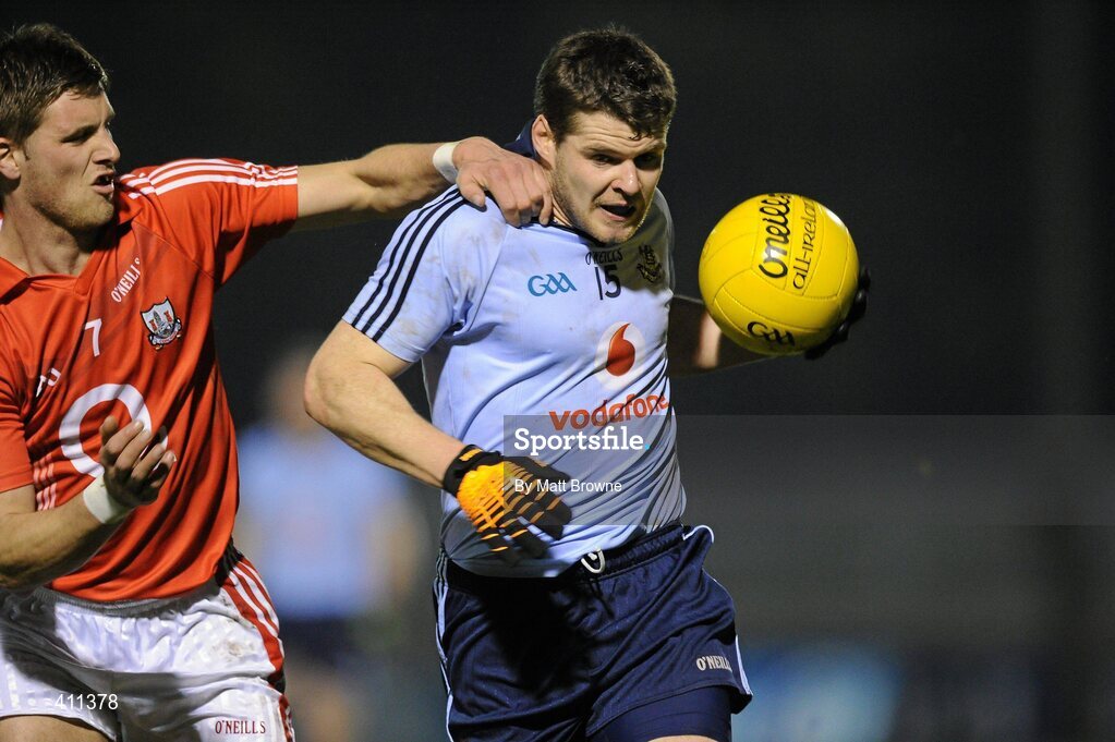 20 March 2010; Kevin McMenamon, Dublin, in action against Eoin Cadogan, Cork. Allianz GAA National Football League, Division 1, Round 5, Cork v Dublin, Pairc Ui Rinn, Cork. Picture credit: Matt Browne / SPORTSFILE