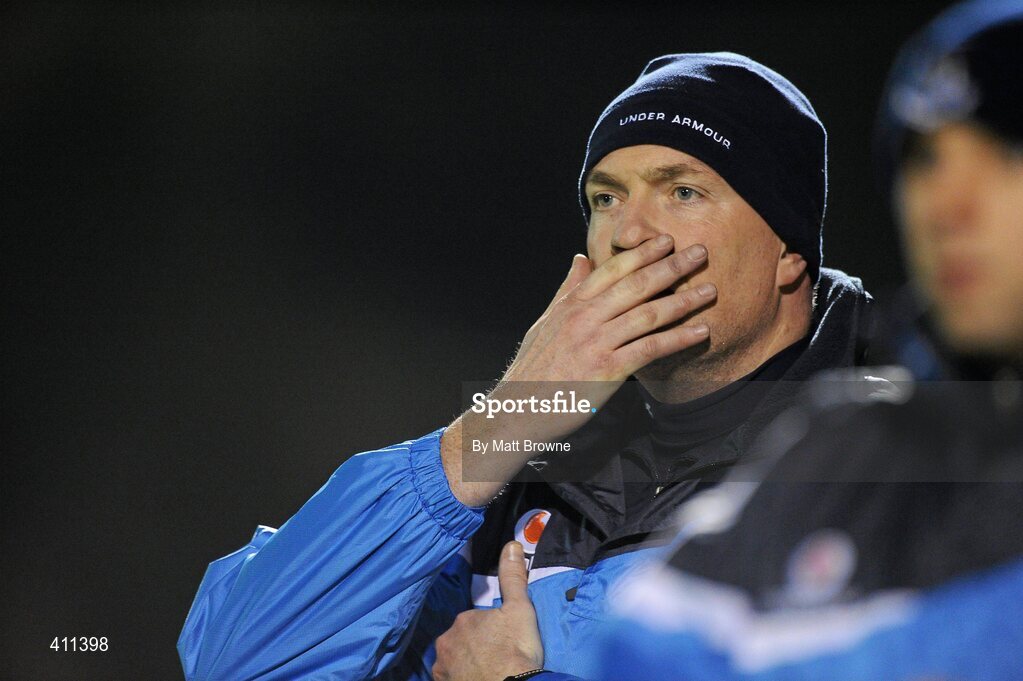 20 March 2010; Dublin manager Pat Gilroy watches his team in action against Cork. Allianz GAA National Football League, Division 1, Round 5, Cork v Dublin, Pairc Ui Rinn, Cork. Picture credit: Matt Browne / SPORTSFILE
