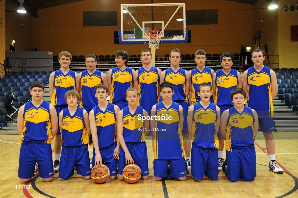 22 March 2010; Patrician High School team. U16B Boys - All-Ireland Schools League Finals 2010, Patrician High School, Carrickmacross v St. Louis Community School, Kiltimagh, Mayo, National Basketball Arena, Tallaght, Dublin. Picture credit: David Maher / SPORTSFILE