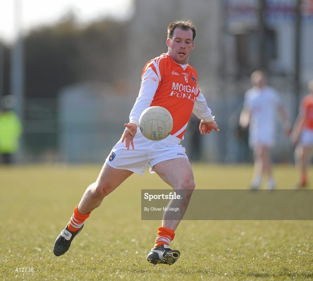 14 March 2010; Ciaran McKeever, Armagh. Allianz GAA Football National League, Division 2, Round 4, Armagh v Kildare, St Oliver Plunkett Park, Crossmaglen, Co. Armagh. Picture credit: Oliver McVeigh / SPORTSFILE