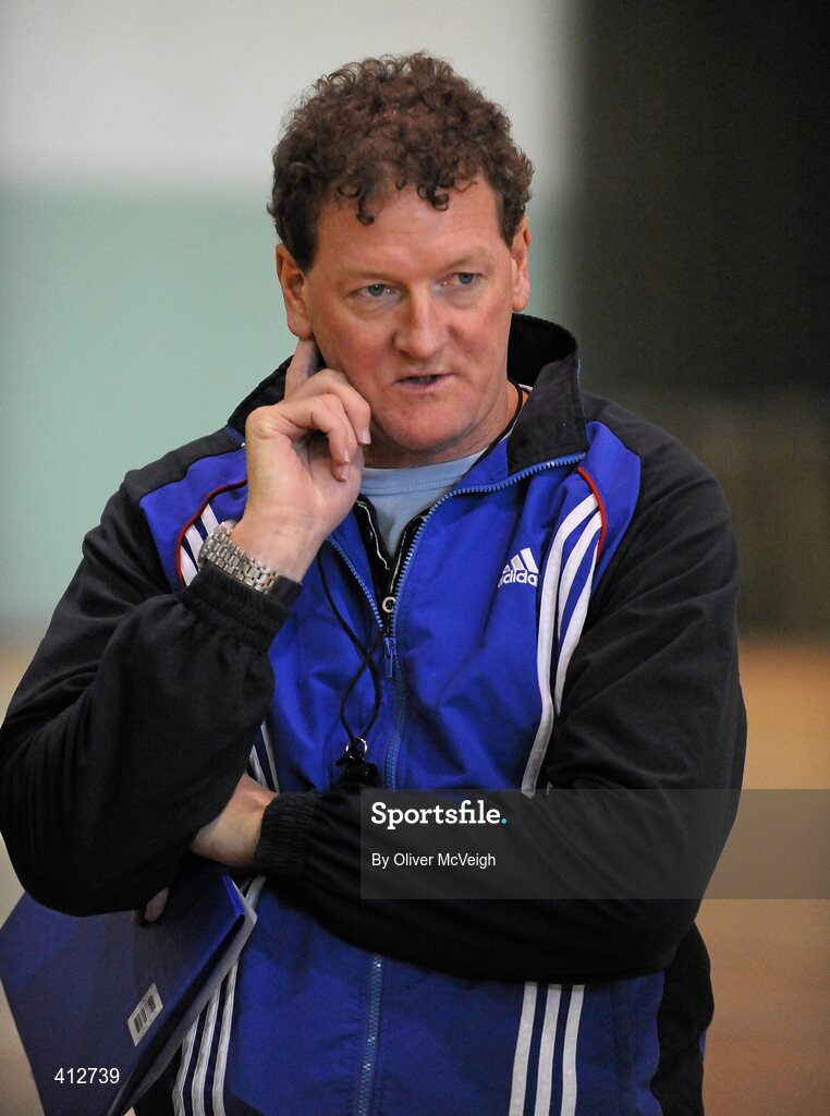 3 March 2010; Ricky Nixon, Managing Director of Flying Start, during a Ricky Nixon AFL trial day. Gormanston College, Gormanston, Co. Meath. Picture credit: Oliver McVeigh / SPORTSFILE