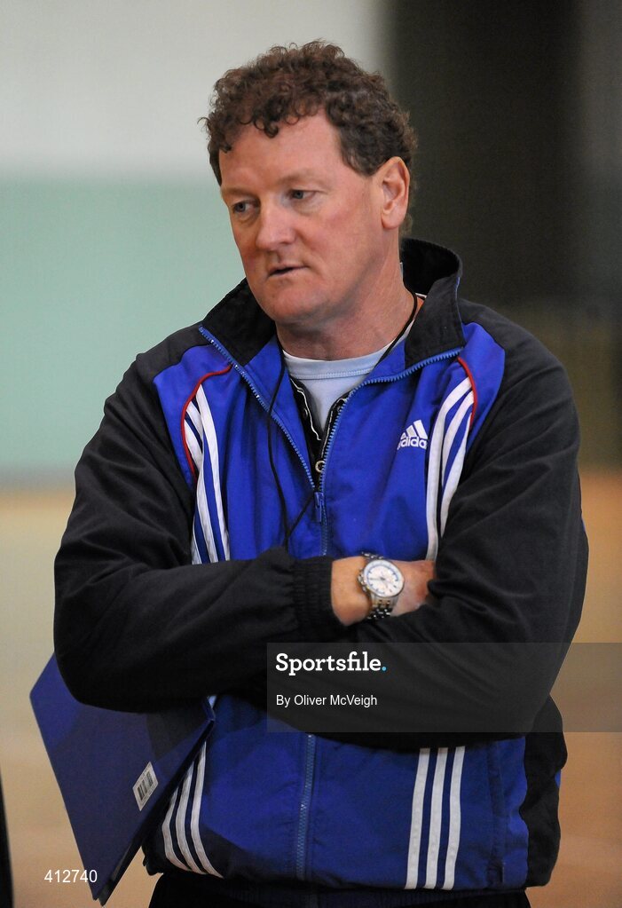 3 March 2010; Ricky Nixon, Managing Director of Flying Start, during a Ricky Nixon AFL trial day. Gormanston College, Gormanston, Co. Meath. Picture credit: Oliver McVeigh / SPORTSFILE