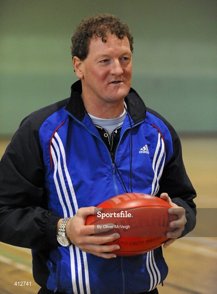 3 March 2010; Ricky Nixon, Managing Director of Flying Start, during a Ricky Nixon AFL trial day. Gormanston College, Gormanston, Co. Meath. Picture credit: Oliver McVeigh / SPORTSFILE