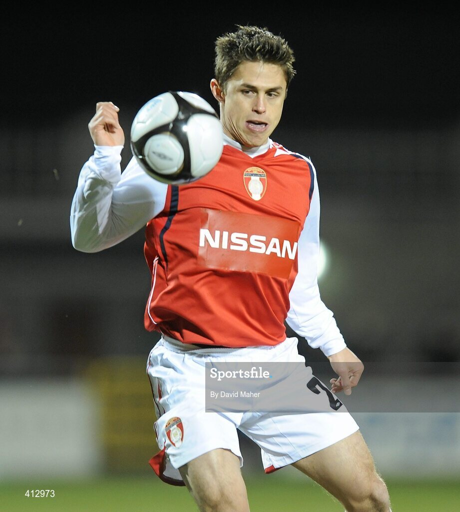 16 March 2010; Ryan Guy, St Patrick's Athletic. Airtricity League Premier Division, Shamrock Rovers v St Patrick's Athletic, Tallaght Stadium, Tallaght, Dublin. Picture credit: David Maher / SPORTSFILE