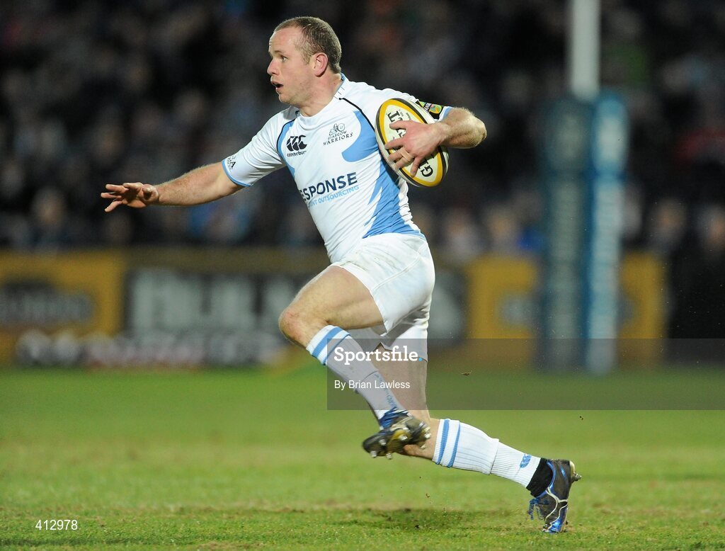 18 March 2010; Hefin O'Hare, Glasgow Warriors. Celtic League, Leinster v Glasgow Warriors, RDS, Ballsbridge, Dublin. Picture credit: Brian Lawless / SPORTSFILE