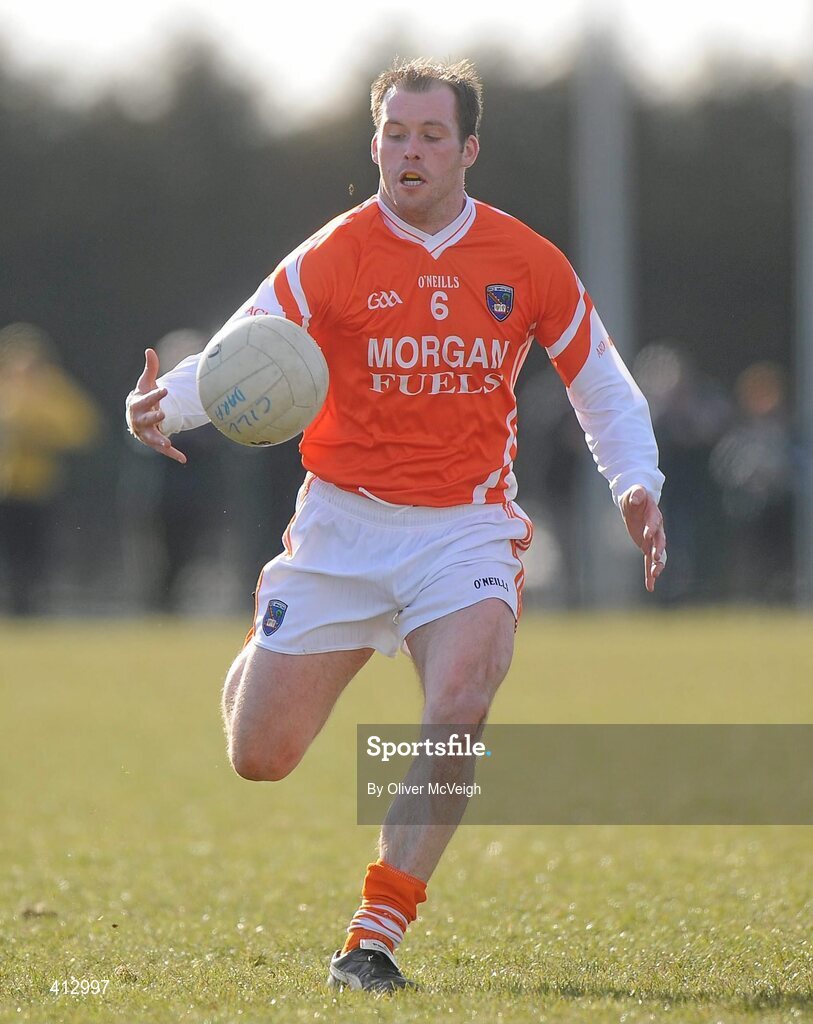 14 March 2010; Ciaran McKeever, Armagh. Allianz GAA Football National League, Division 2, Round 4, Armagh v Kildare, St Oliver Plunkett Park, Crossmaglen, Co. Armagh. Picture credit: Oliver McVeigh / SPORTSFILE
