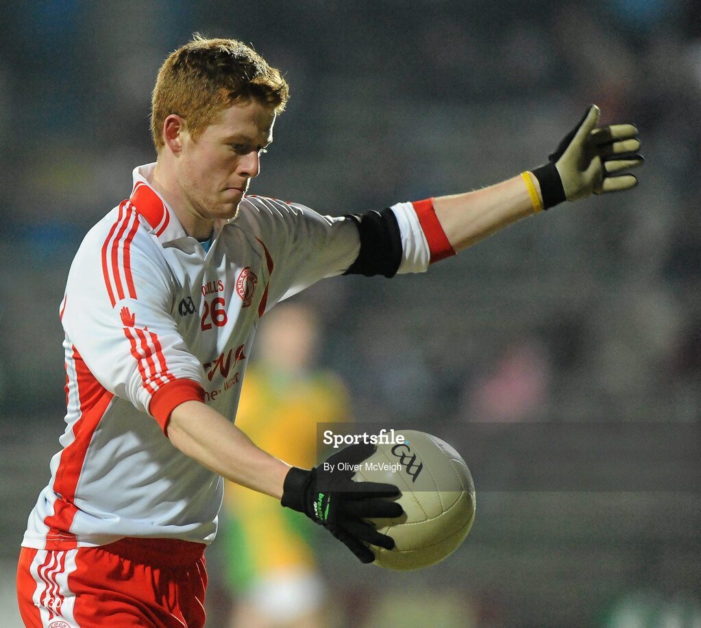 30 January 2010; Niall McKenna, Tyrone. Barrett Sports Lighting Dr. McKenna Cup Final, Donegal v Tyrone, Brewster Park, Enniskillen, Co. Fermanagh. Picture credit: Oliver McVeigh / SPORTSFILE *** Local Caption ***