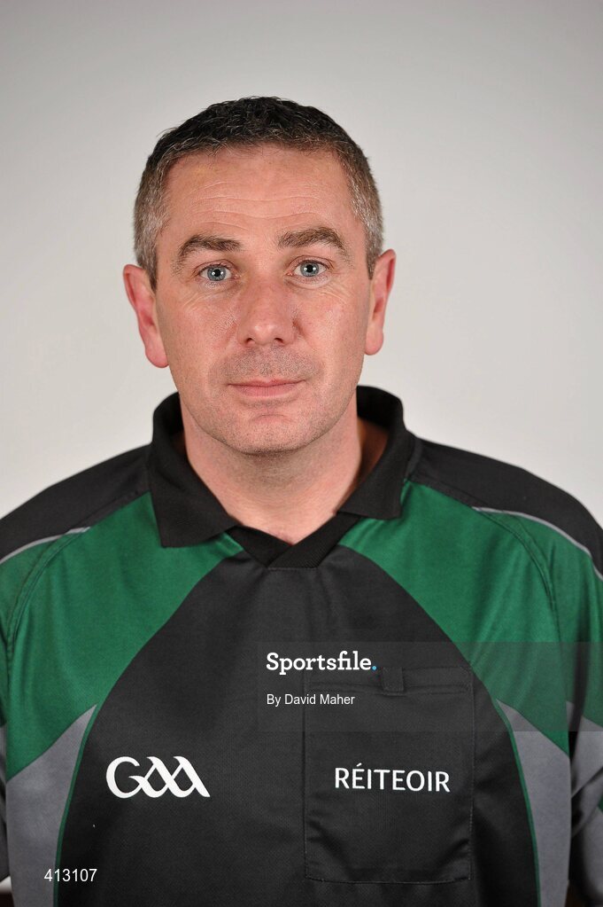 24 March 2010; Referee Garret Duffy, Antrim. Picture credit: David Maher / SPORTSFILE