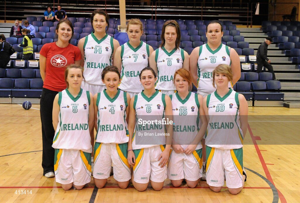 25 March 2010; The St Mary's College team. U19C Girls - All-Ireland Schools League Finals 2010, St Mary's College, Arklow v Stella Maris Secondary School, Waterford, National Basketball Arena, Tallaght, Dublin. Picture credit: Brian Lawless / SPORTSFILE