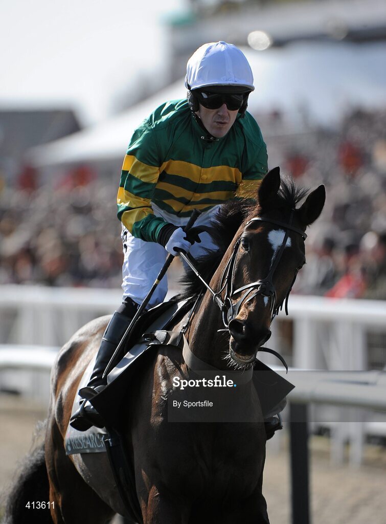 16 March 2010; Tony McCoy aboard Get Me Out of Here. Spinal Research Supreme Novices' Hurdle. Cheltenham Racing Festival - Tuesday. Prestbury Park, Cheltenham, Gloucestershire, England. Photo by Sportsfile