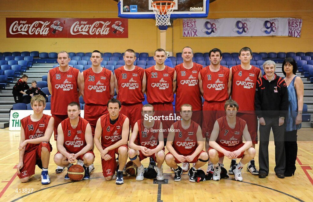 27 March 2010; Team Garvey St Mary's. Basketball Ireland Men’s Division One Final, Titans, Galway v Team Garvey St Mary's, Castleisland, Co. Kerry, National Basketball Arena, Tallaght, Dublin. Picture credit: Brendan Moran / SPORTSFILE