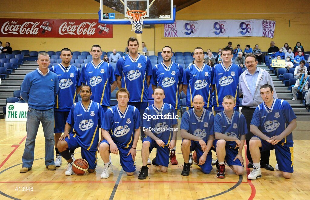 27 March 2010; The UL Eagles team. Nivea For Men’s Superleague Final, Killester v UL Eagles, National Basketball Arena, Tallaght, Dublin. Picture credit: Brendan Moran / SPORTSFILE