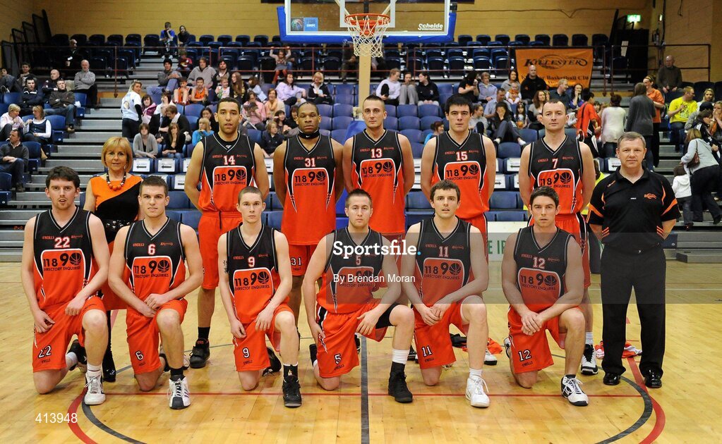 27 March 2010; The Killester team. Nivea For Men’s Superleague Final, Killester v UL Eagles, National Basketball Arena, Tallaght, Dublin. Picture credit: Brendan Moran / SPORTSFILE