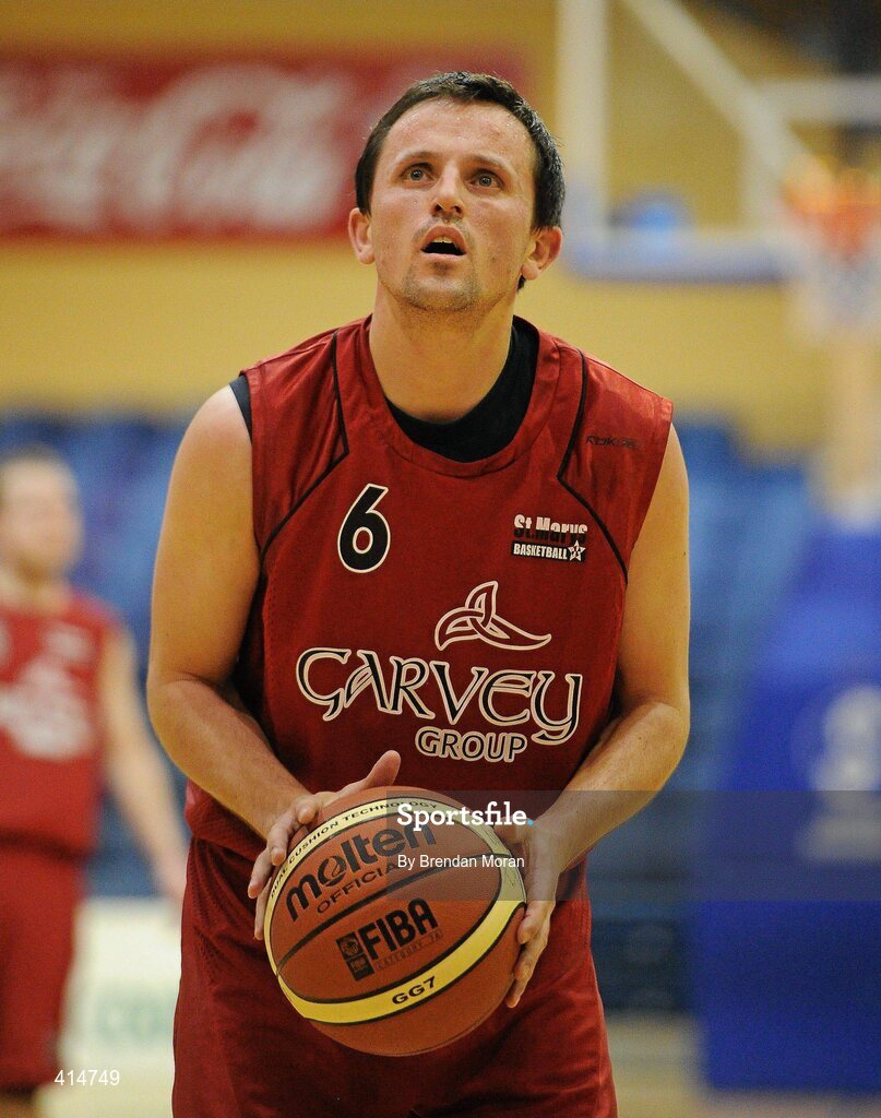 27 March 2010; Ruairi Rahilly, Team Garvey St Mary's. Basketball Ireland Men’s Division One Final, Titans, Galway v Team Garvey St Mary's, Castleisland, Co. Kerry, National Basketball Arena, Tallaght, Dublin. Picture credit: Brendan Moran / SPORTSFILE